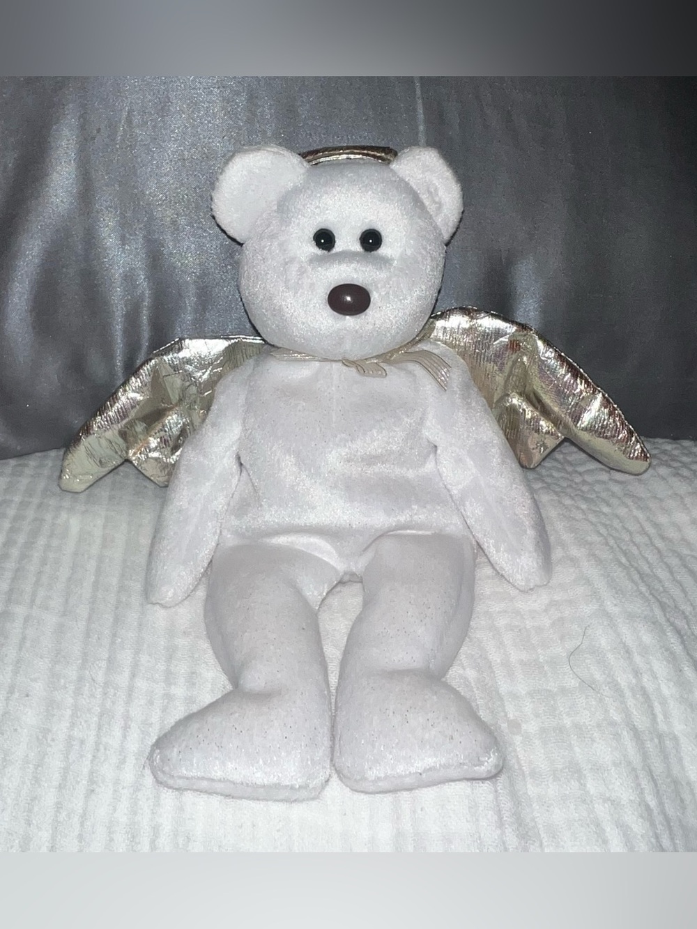 ✨ Authentic Ty Beanie Baby - Halo II the Angel Bear ✨